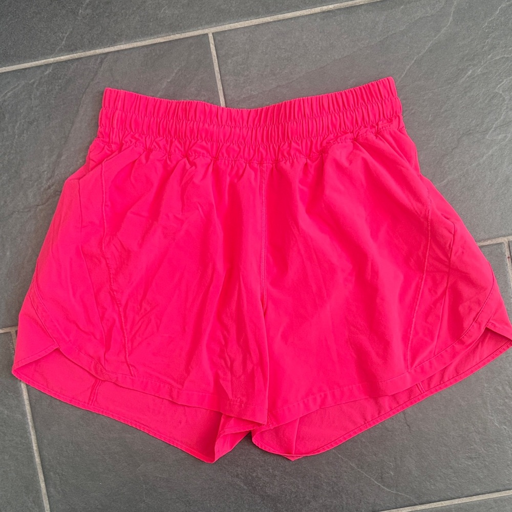 Lululemon Track That 5” Pink Athletic Shorts